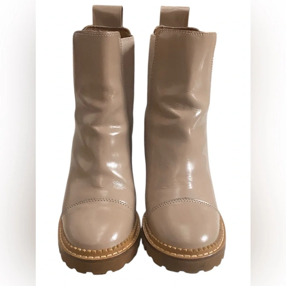 See by Chloe Mallory Chelsea lug sole boots(Dark Beige) - Picture 2 of 12